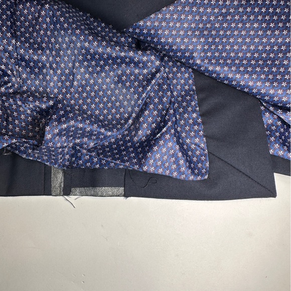 INDOCHINO MENS BLAZER SPORT COAT 2 BUTTON BLUE NAVY BLAZER CASHEMERE/WOOL 40S - Picture 9 of 9